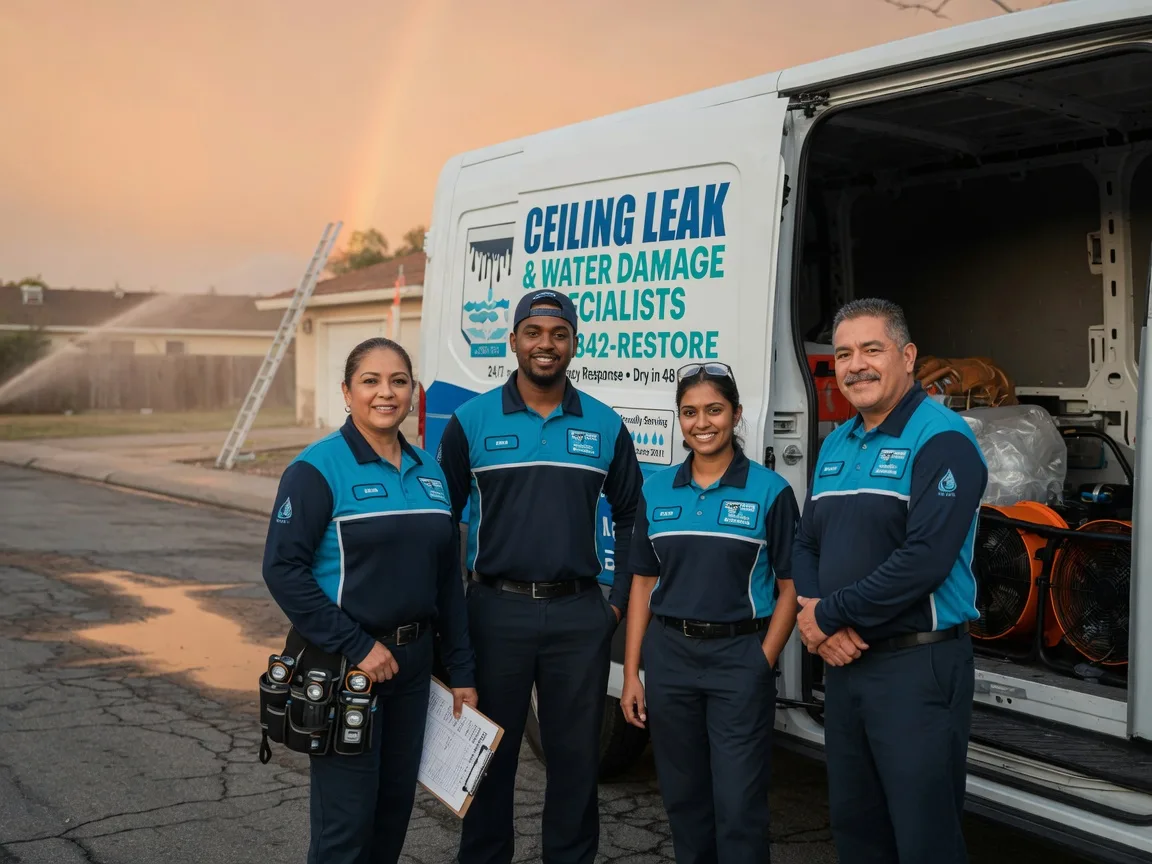 Ceiling Leak Cleanup company in North Waterford, ME